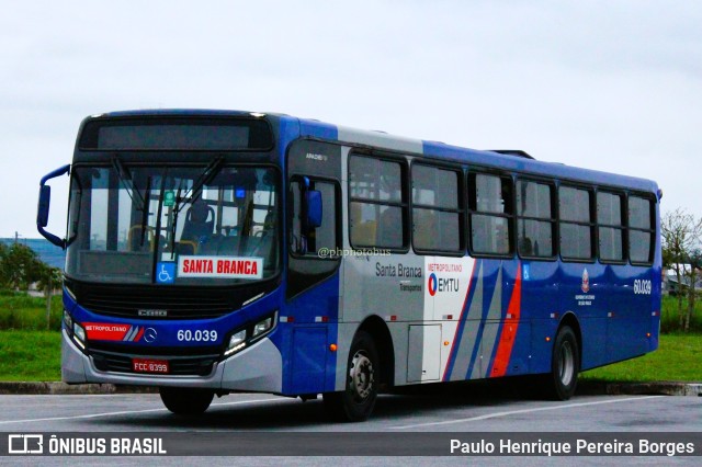Santa Branca Transportes 60.039 na cidade de Jacareí, São Paulo, Brasil, por Paulo Henrique Pereira Borges. Número da foto: #11601891.