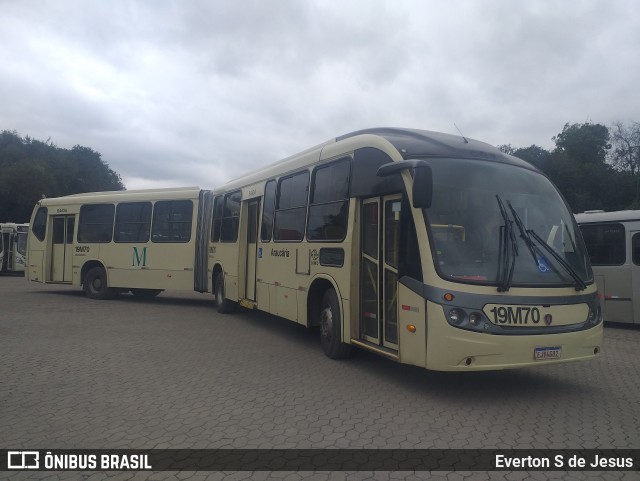 Araucária Transportes Coletivos 19M70 na cidade de Araucária, Paraná, Brasil, por Everton S de Jesus. Número da foto: #11600203.