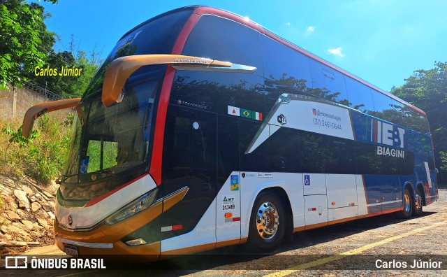 EBT - Expresso Biagini Transportes 9G83 na cidade de Caldas Novas, Goiás, Brasil, por Carlos Júnior. ID da foto: 11600803.