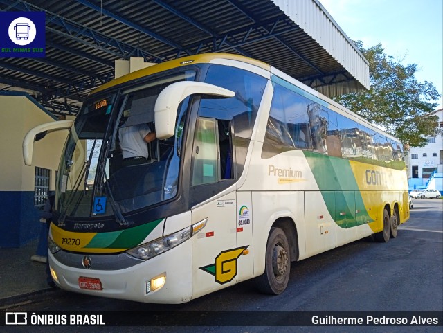 Empresa Gontijo de Transportes 19270 na cidade de Lambari, Minas Gerais, Brasil, por Guilherme Pedroso Alves. ID da foto: 11600183.