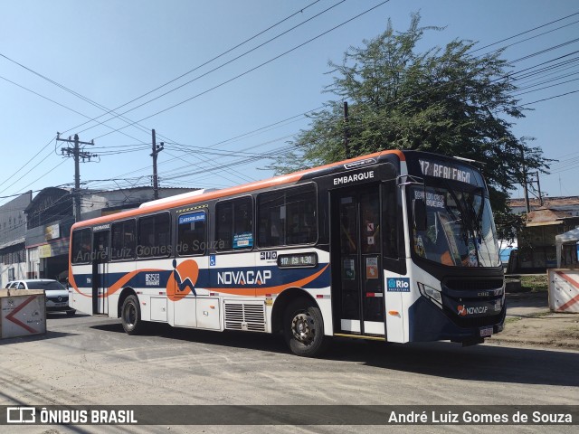 Viação Novacap B51503 na cidade de Rio de Janeiro, Rio de Janeiro, Brasil, por André Luiz Gomes de Souza. ID da foto: 11601867.