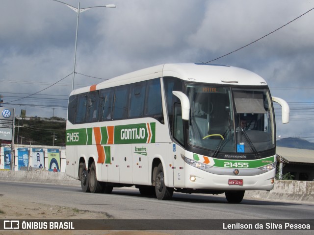 Empresa Gontijo de Transportes 21455 na cidade de Caruaru, Pernambuco, Brasil, por Lenilson da Silva Pessoa. Número da foto: #11601482.