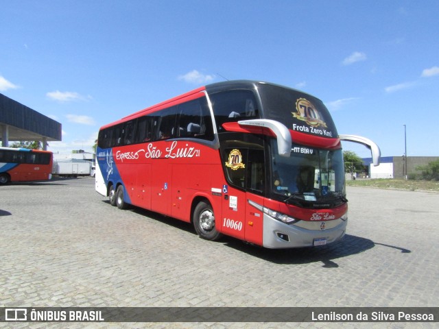 Expresso São Luiz 10060 na cidade de Caruaru, Pernambuco, Brasil, por Lenilson da Silva Pessoa. Número da foto: #11601039.
