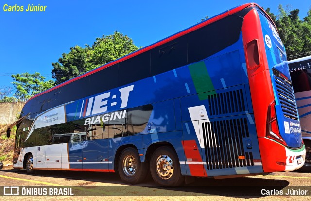 EBT - Expresso Biagini Transportes 9G83 na cidade de Caldas Novas, Goiás, Brasil, por Carlos Júnior. Número da foto: #11600794.