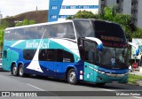 Marlim Azul Turismo 3434 na cidade de Aparecida, São Paulo, Brasil, por Matheus Freitas. Número da foto: #11602016.