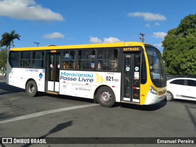 Via Metro - Auto Viação Metropolitana 0211521 na cidade de Maracanaú, Ceará, Brasil, por Emanuel Pereira. ID da foto: 11602506.