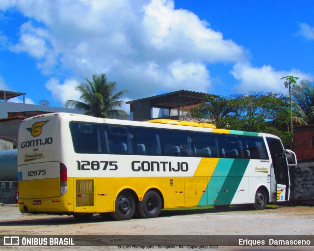 Empresa Gontijo de Transportes 12875 na cidade de Eunápolis, Bahia, Brasil, por Eriques  Damasceno. ID da foto: 11604891.