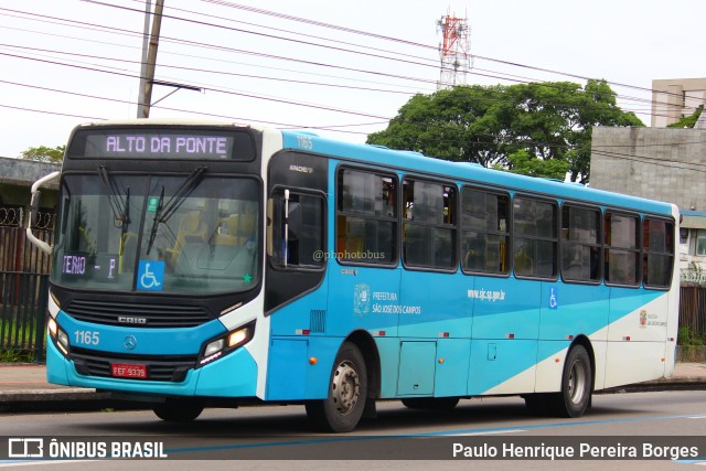 Viação Saens Peña São José dos Campos 1165 na cidade de São José dos Campos, São Paulo, Brasil, por Paulo Henrique Pereira Borges. Número da foto: #11604532.