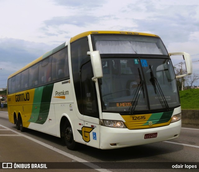 Empresa Gontijo de Transportes 12615 na cidade de Caçapava, São Paulo, Brasil, por odair lopes. ID da foto: 11604365.