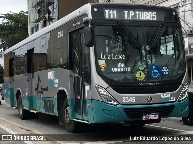 SIT Macaé Transportes 2345 na cidade de Macaé, Rio de Janeiro, Brasil, por Luiz Eduardo Lopes da Silva. ID da foto: 11603451.