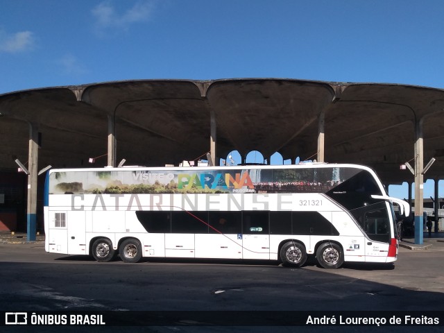 Auto Viação Catarinense 321321 na cidade de Porto Alegre, Rio Grande do Sul, Brasil, por André Lourenço de Freitas. ID da foto: 11603179.