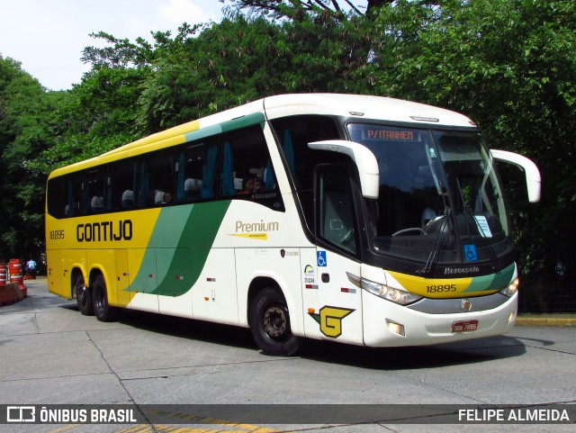 Empresa Gontijo de Transportes 18895 na cidade de São Paulo, São Paulo, Brasil, por FELIPE ALMEIDA. ID da foto: 11603049.