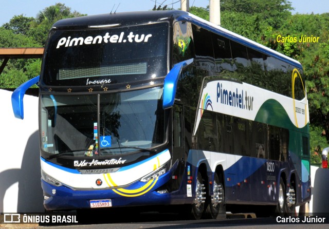 Pimentel Turismo 14500 na cidade de Caldas Novas, Goiás, Brasil, por Carlos Júnior. ID da foto: 11602584.