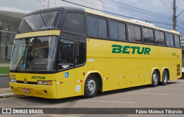 Betur - Boa Esperança Turismo 4718 na cidade de Três Corações, Minas Gerais, Brasil, por Fábio Mateus Tibúrcio. ID da foto: 11602364.