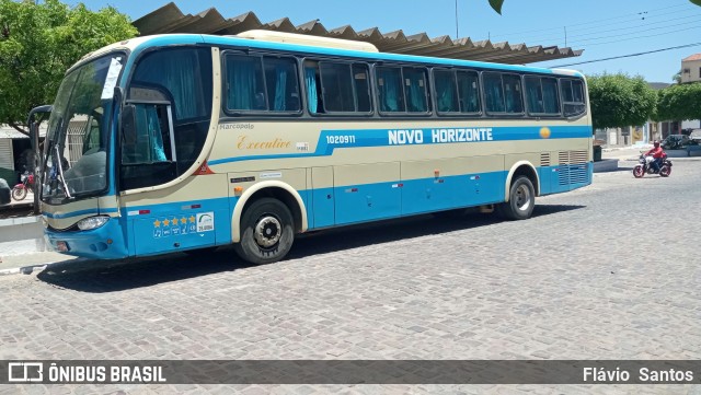 Viação Novo Horizonte 1020911 na cidade de Tanhaçu, Bahia, Brasil, por Flávio  Santos. ID da foto: 11603754.