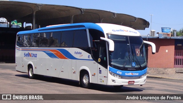 VUSC - Viação União Santa Cruz 4110 na cidade de Porto Alegre, Rio Grande do Sul, Brasil, por André Lourenço de Freitas. ID da foto: 11604764.