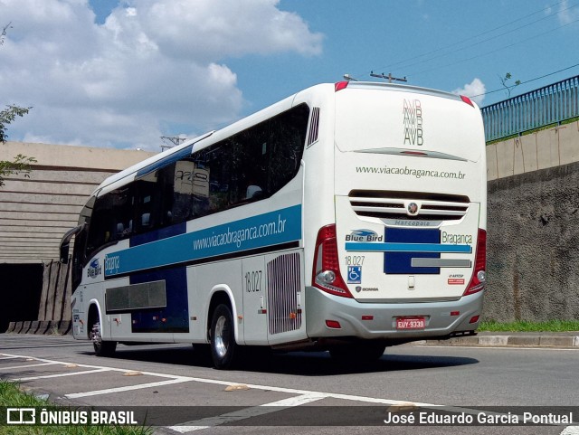 Auto Viação Bragança 18027 na cidade de Campinas, São Paulo, Brasil, por José Eduardo Garcia Pontual. Número da foto: #11604193.