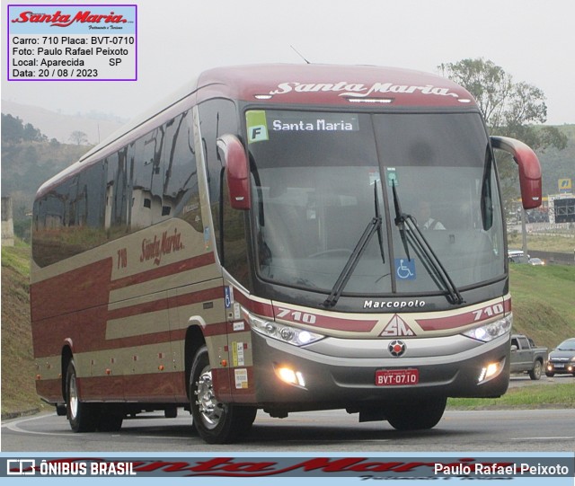 Santa Maria Fretamento e Turismo > Transportes Santa Maria(SP) 710 na cidade de Aparecida, São Paulo, Brasil, por Paulo Rafael Peixoto. Número da foto: #11603669.