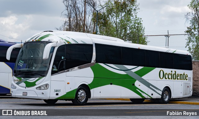 AdeO - Autobuses de Occidente 34015 na cidade de Morelia, Michoacán, México, por Fabián Reyes. ID da foto: 11603538.