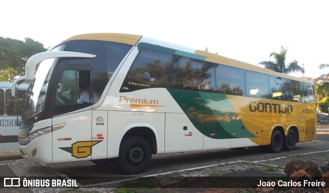 Empresa Gontijo de Transportes 18500 na cidade de Bauru, São Paulo, Brasil, por Joao Carlos Freire. ID da foto: 11604345.