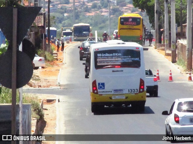 Transportes Guanabara 1323 na cidade de Natal, Rio Grande do Norte, Brasil, por John Herbert. Número da foto: #11604855.