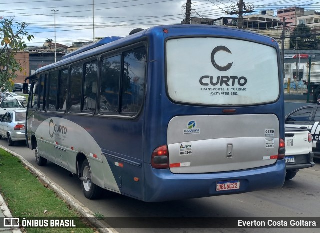 Curto Transporte e Turismo 0250 na cidade de Cariacica, Espírito Santo, Brasil, por Everton Costa Goltara. Número da foto: #11603710.
