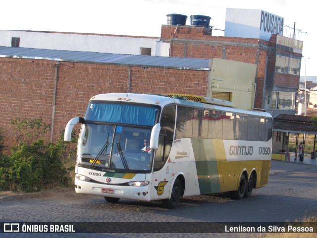 Empresa Gontijo de Transportes 17090 na cidade de Caruaru, Pernambuco, Brasil, por Lenilson da Silva Pessoa. ID da foto: 11606982.