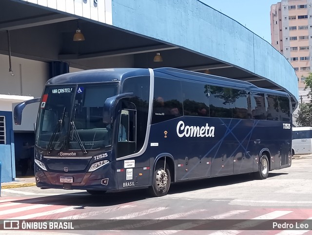 Viação Cometa 721525 na cidade de Sorocaba, São Paulo, Brasil, por Pedro Leo. ID da foto: 11605449.