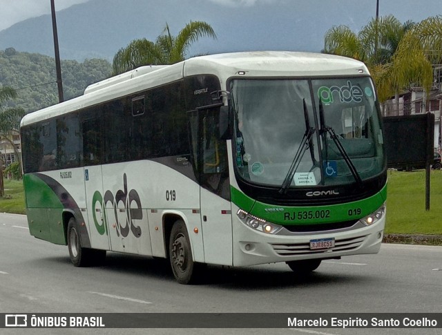 Ande Transporte 019 na cidade de Angra dos Reis, Rio de Janeiro, Brasil, por Marcelo Espirito Santo Coelho. Número da foto: #11605238.
