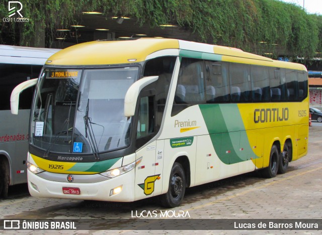 Empresa Gontijo de Transportes 19215 na cidade de Belo Horizonte, Minas Gerais, Brasil, por Lucas de Barros Moura. ID da foto: 11605205.