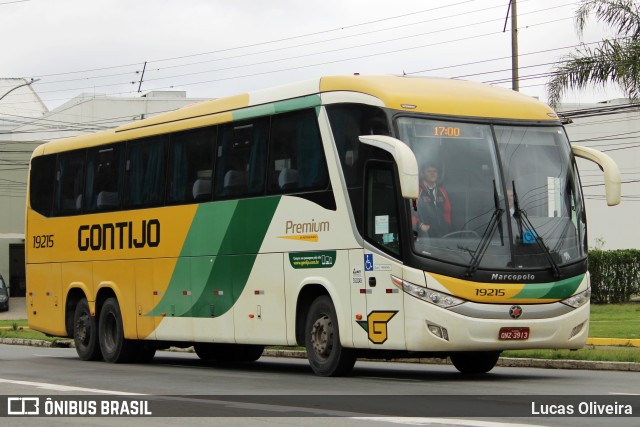 Empresa Gontijo de Transportes 19215 na cidade de Juiz de Fora, Minas Gerais, Brasil, por Lucas Oliveira. ID da foto: 11606582.