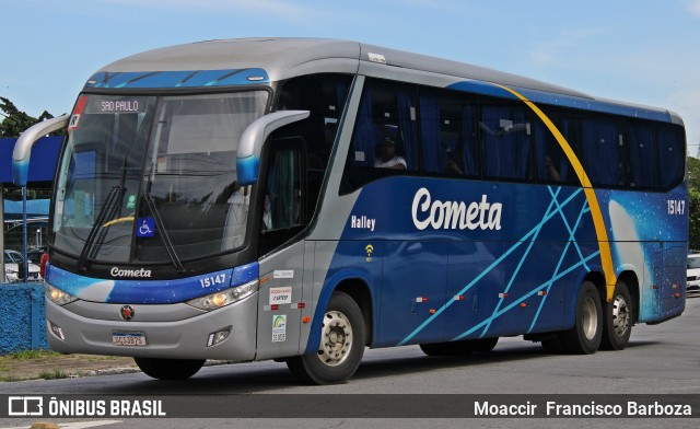 Viação Cometa 15147 na cidade de São Paulo, São Paulo, Brasil, por Moaccir  Francisco Barboza. ID da foto: 11605827.