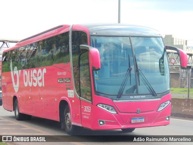 Jundiá Transportadora Turistica 3053 na cidade de Belo Horizonte, Minas Gerais, Brasil, por Adão Raimundo Marcelino. ID da foto: 11607004.