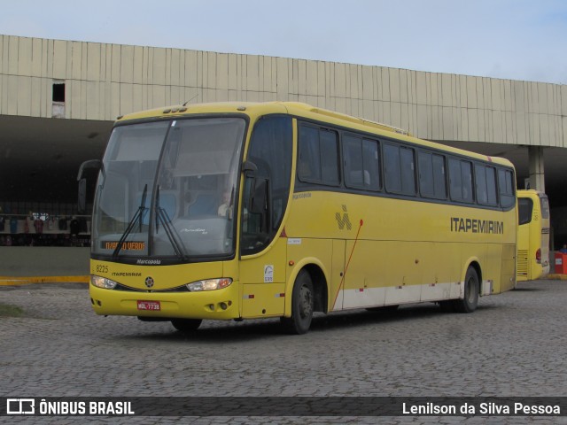 Viação Itapemirim 8225 na cidade de Caruaru, Pernambuco, Brasil, por Lenilson da Silva Pessoa. ID da foto: 11606534.