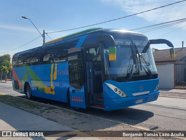 Buses Ortuzar DRFZ18 na cidade de Maipú, Santiago, Metropolitana de Santiago, Chile, por Benjamín Tomás Lazo Acuña. ID da foto: 11606953.