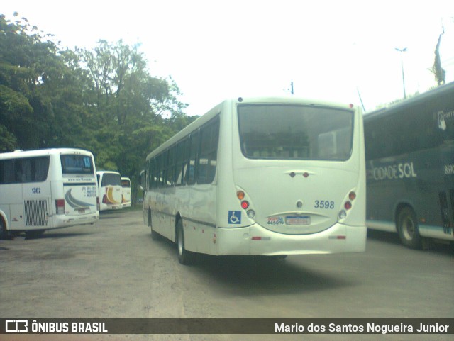 Expresso Vitória Bahia 3598 na cidade de Salvador, Bahia, Brasil, por Mario dos Santos Nogueira Junior. ID da foto: 11605181.