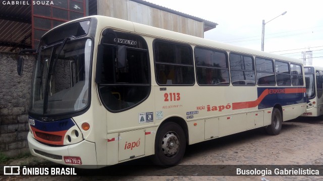 Viação Santana Iapó 2113 na cidade de Castro, Paraná, Brasil, por Busologia Gabrielística. Número da foto: #11610069.