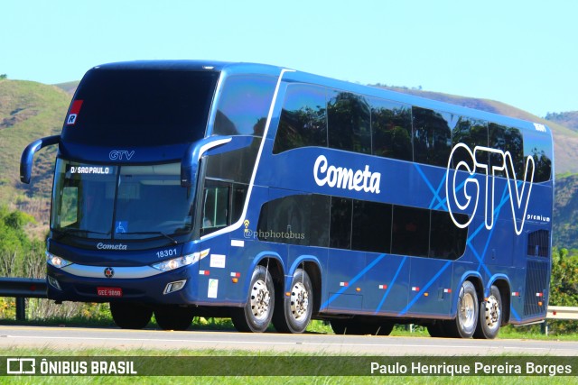 Viação Cometa 18301 na cidade de Barra do Piraí, Rio de Janeiro, Brasil, por Paulo Henrique Pereira Borges. Número da foto: #11608182.