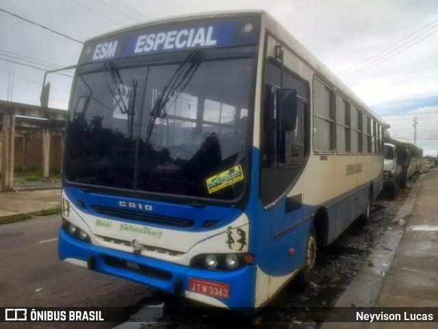 Expresso São Miguel 3363 na cidade de São Miguel do Guamá, Pará, Brasil, por Neyvison Lucas. ID da foto: 11609599.