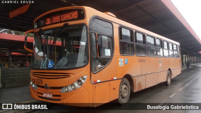 Viação Santo Ângelo 18029 na cidade de Colombo, Paraná, Brasil, por Busologia Gabrielística. Número da foto: #11609707.