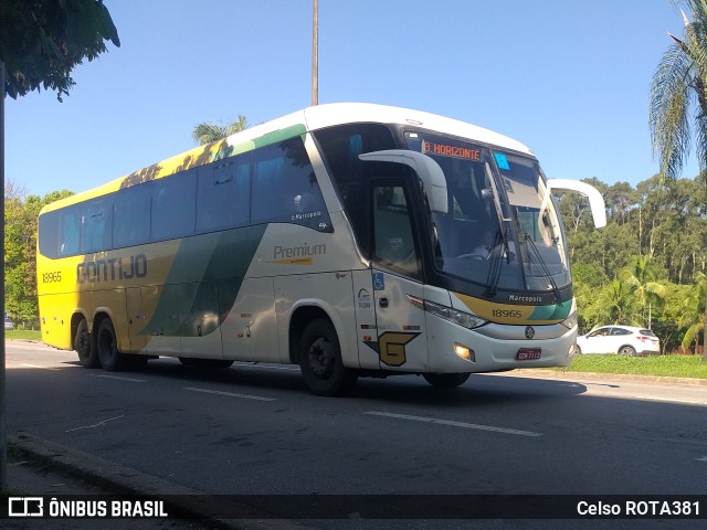 Empresa Gontijo de Transportes 18965 na cidade de Ipatinga, Minas Gerais, Brasil, por Celso ROTA381. Número da foto: #11608862.