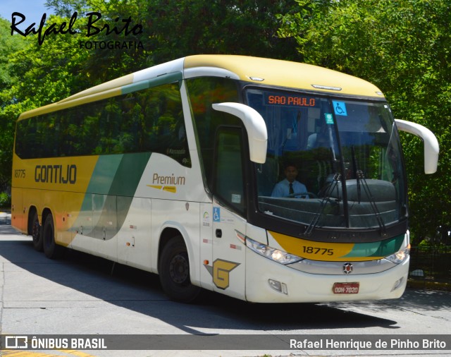 Empresa Gontijo de Transportes 18775 na cidade de São Paulo, São Paulo, Brasil, por Rafael Henrique de Pinho Brito. ID da foto: 11608840.