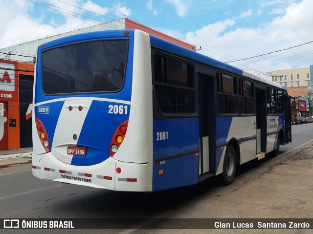 Transvida Transporte Coletivo 2061 na cidade de Ji-Paraná, Rondônia, Brasil, por Gian Lucas  Santana Zardo. Número da foto: #11608566.