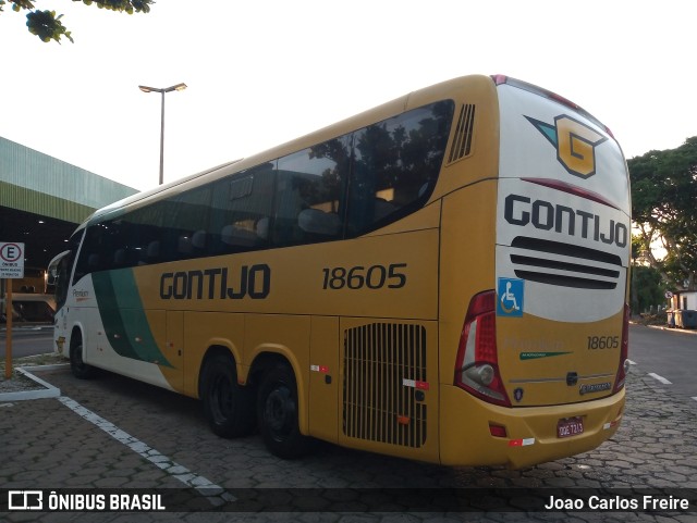 Empresa Gontijo de Transportes 18605 na cidade de Bauru, São Paulo, Brasil, por Joao Carlos Freire. ID da foto: 11608672.