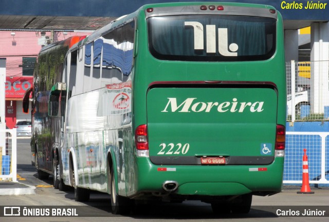 Empresa de Transportes e Turismo Moreira 2220 na cidade de Goiânia, Goiás, Brasil, por Carlos Júnior. ID da foto: 11609012.