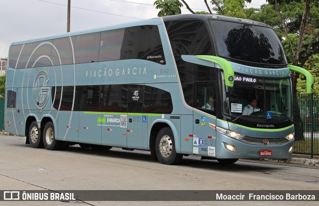 Viação Garcia 8642 na cidade de São Paulo, São Paulo, Brasil, por Moaccir  Francisco Barboza. Número da foto: #11607287.
