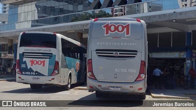 Auto Viação 1001 RJ 108.1106 na cidade de Campos dos Goytacazes, Rio de Janeiro, Brasil, por Jeremias Barcelos. ID da foto: 11608011.