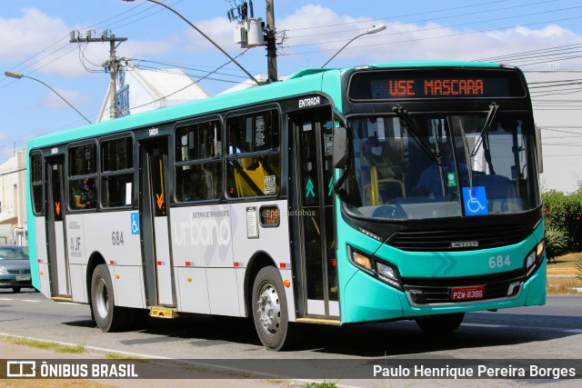 TUSMIL - Transporte Urbano São Miguel 684 na cidade de Juiz de Fora, Minas Gerais, Brasil, por Paulo Henrique Pereira Borges. Número da foto: #11608166.