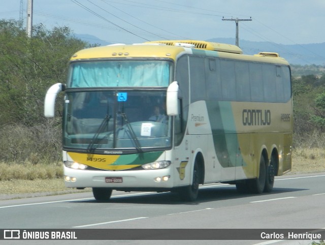 Empresa Gontijo de Transportes 14995 na cidade de Itatim, Bahia, Brasil, por Carlos  Henrique. ID da foto: 11608999.