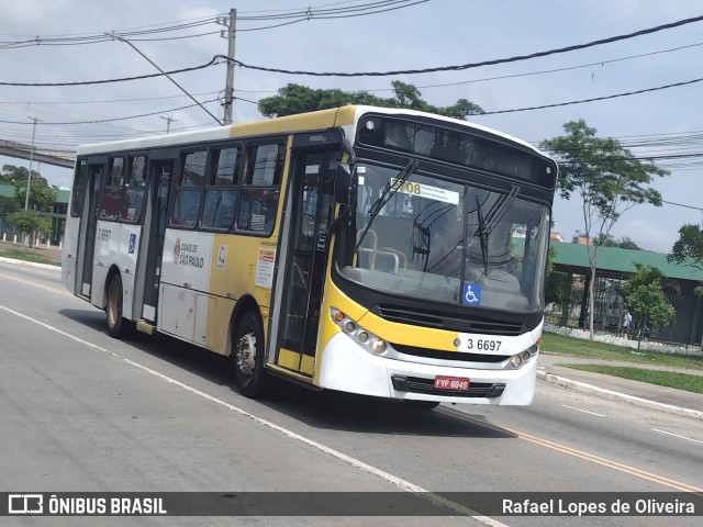 Transunião Transportes 3 6697 na cidade de São Paulo, São Paulo, Brasil, por Rafael Lopes de Oliveira. ID da foto: 11608366.